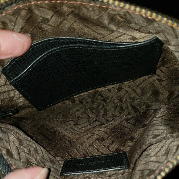 Cole Haan Black Crossbody Bag Sleek Minimalist Design - Picture 5 of 10